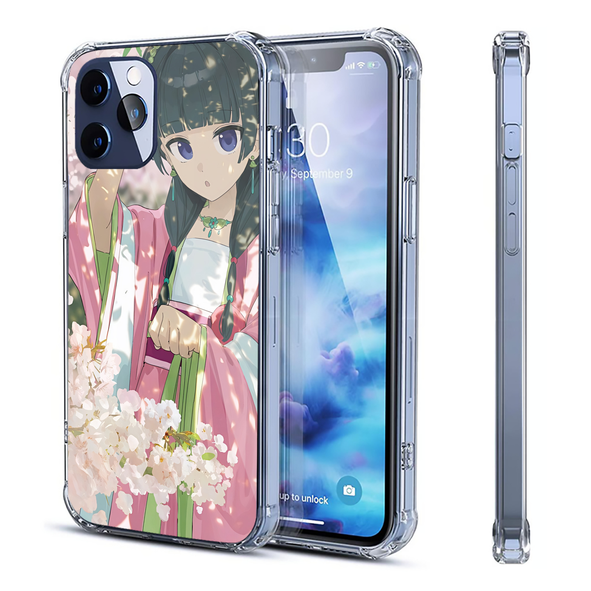 （画像用） 薬屋のひとりごと The Apothecary Diaries 【iPhone 12シリーズ対応】透明スマホケース（クリアソフトケース）